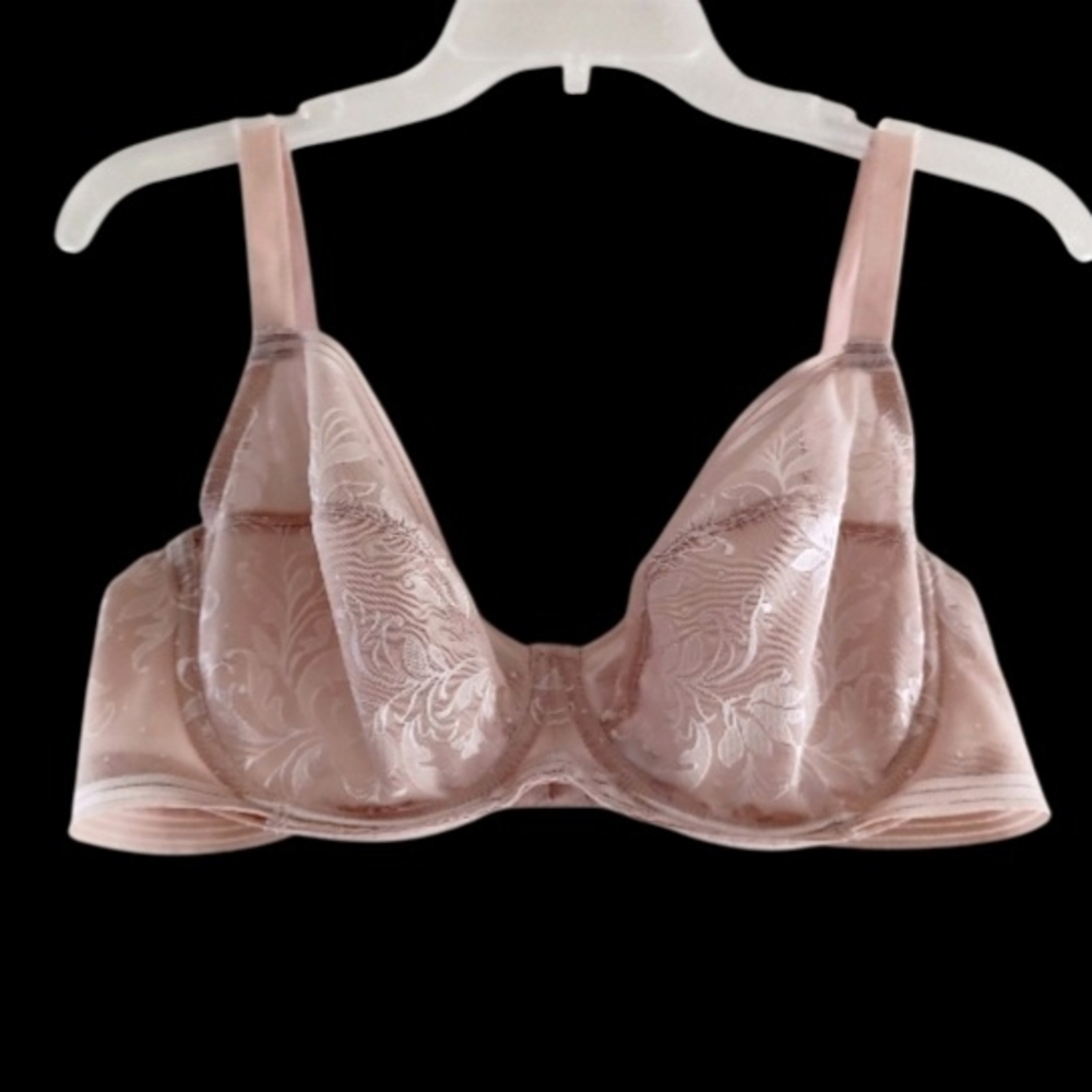 Wacoal Net Effect Unlined Lace Bra, Size 38D